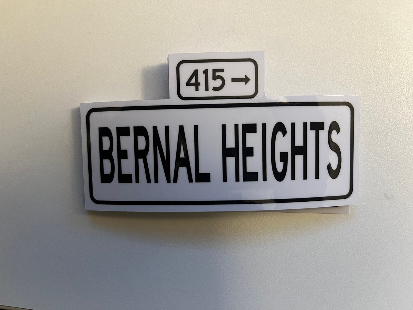 San Francisco Street Sign Decals