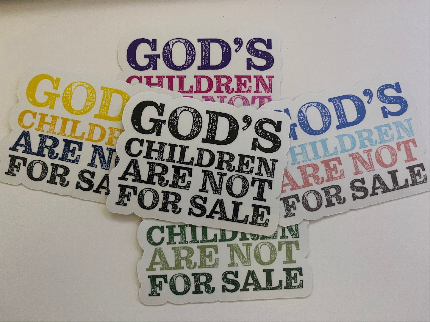 God’s Children Are Not For Sale Vinyl Decals