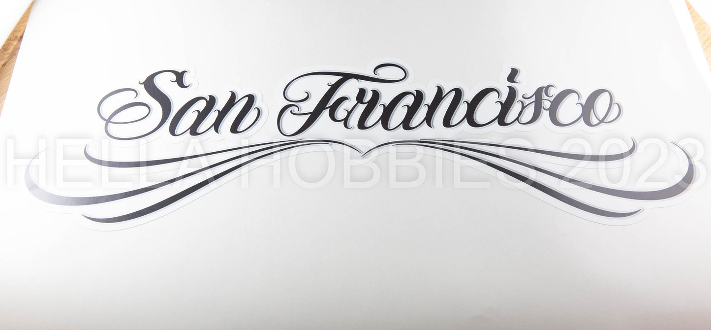San Francisco Wall Decal | Wall Flair | Removable | Indoor Decal