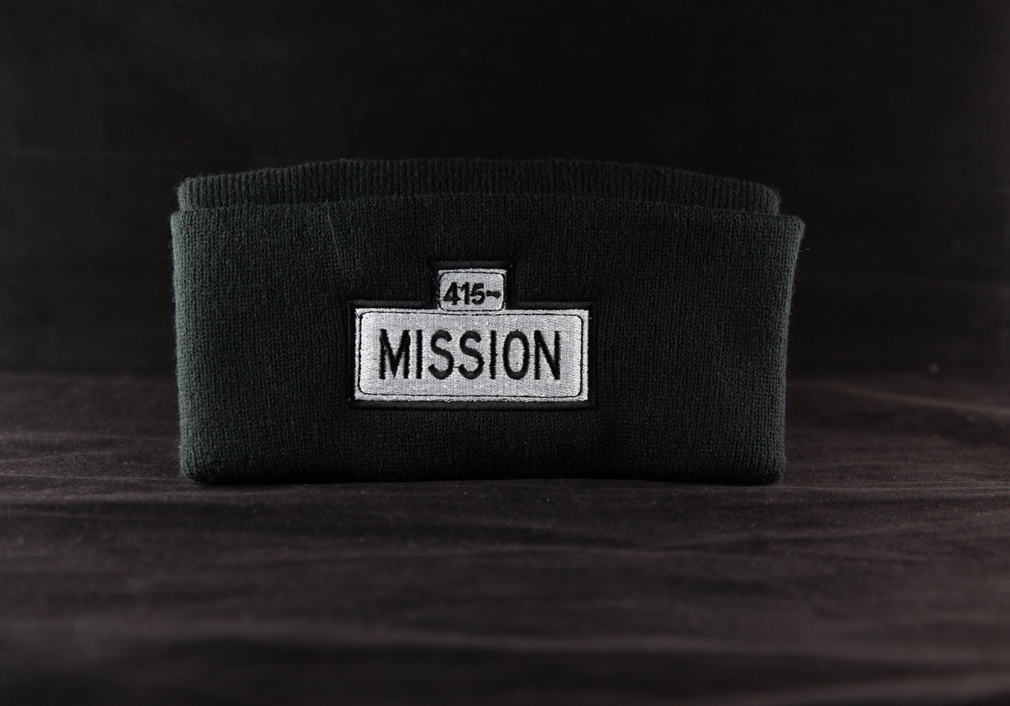 Custom Embroidered San Francisco Street Sign Beanie