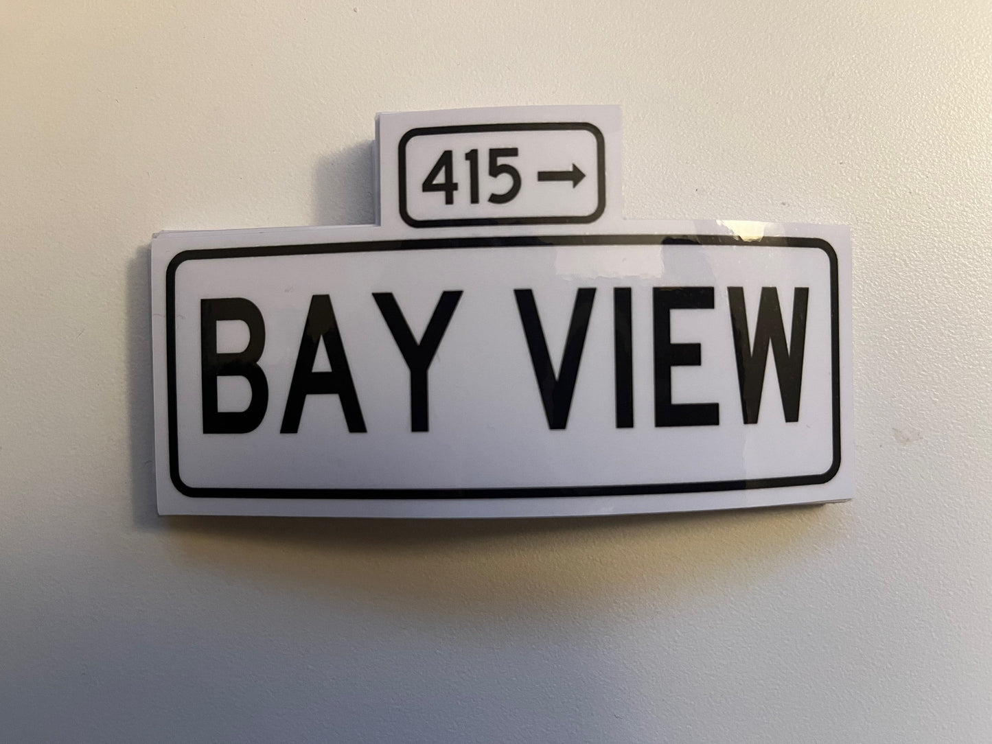 San Francisco Street Sign Decals