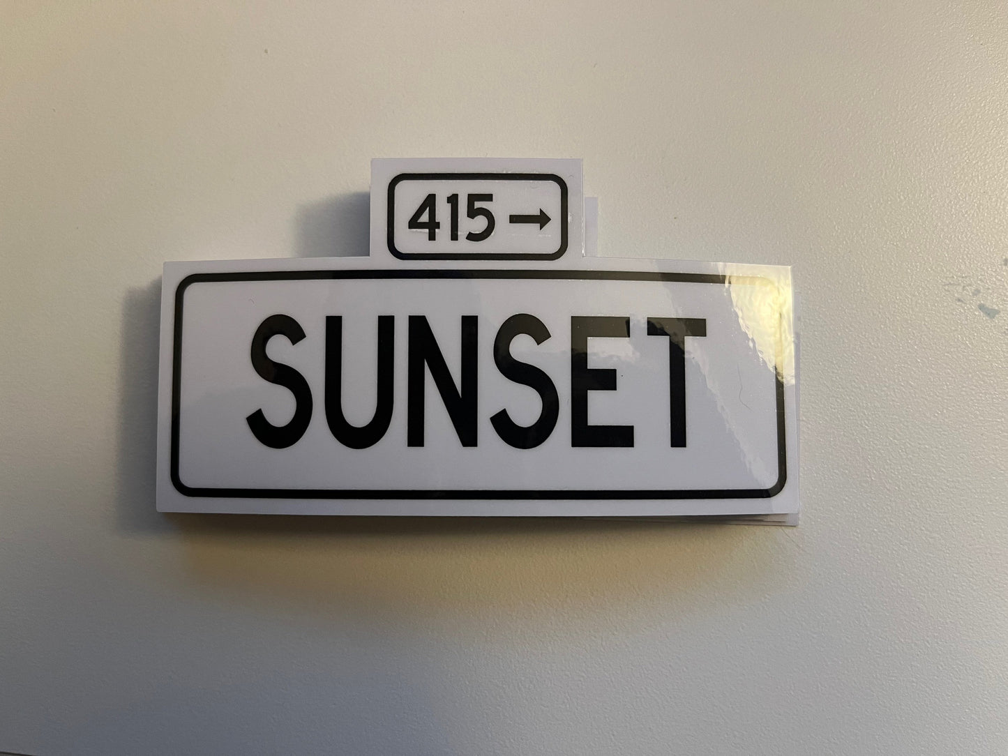 San Francisco Street Sign Decals