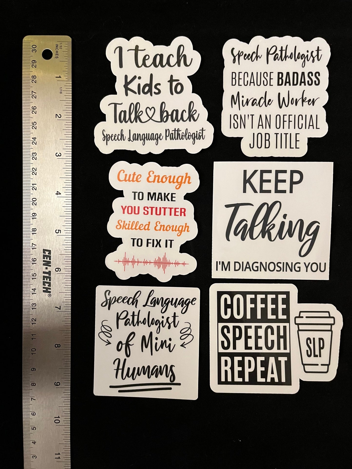 Speech Language Pathologist Sticker Pack