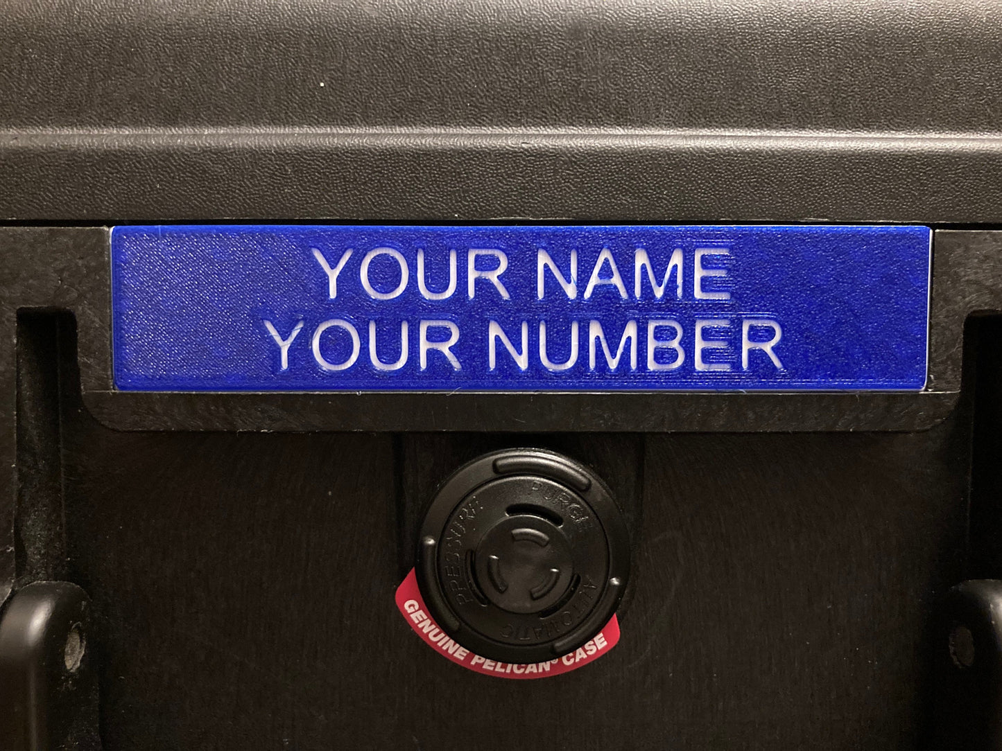 Customized name plate for Pelican 1510!