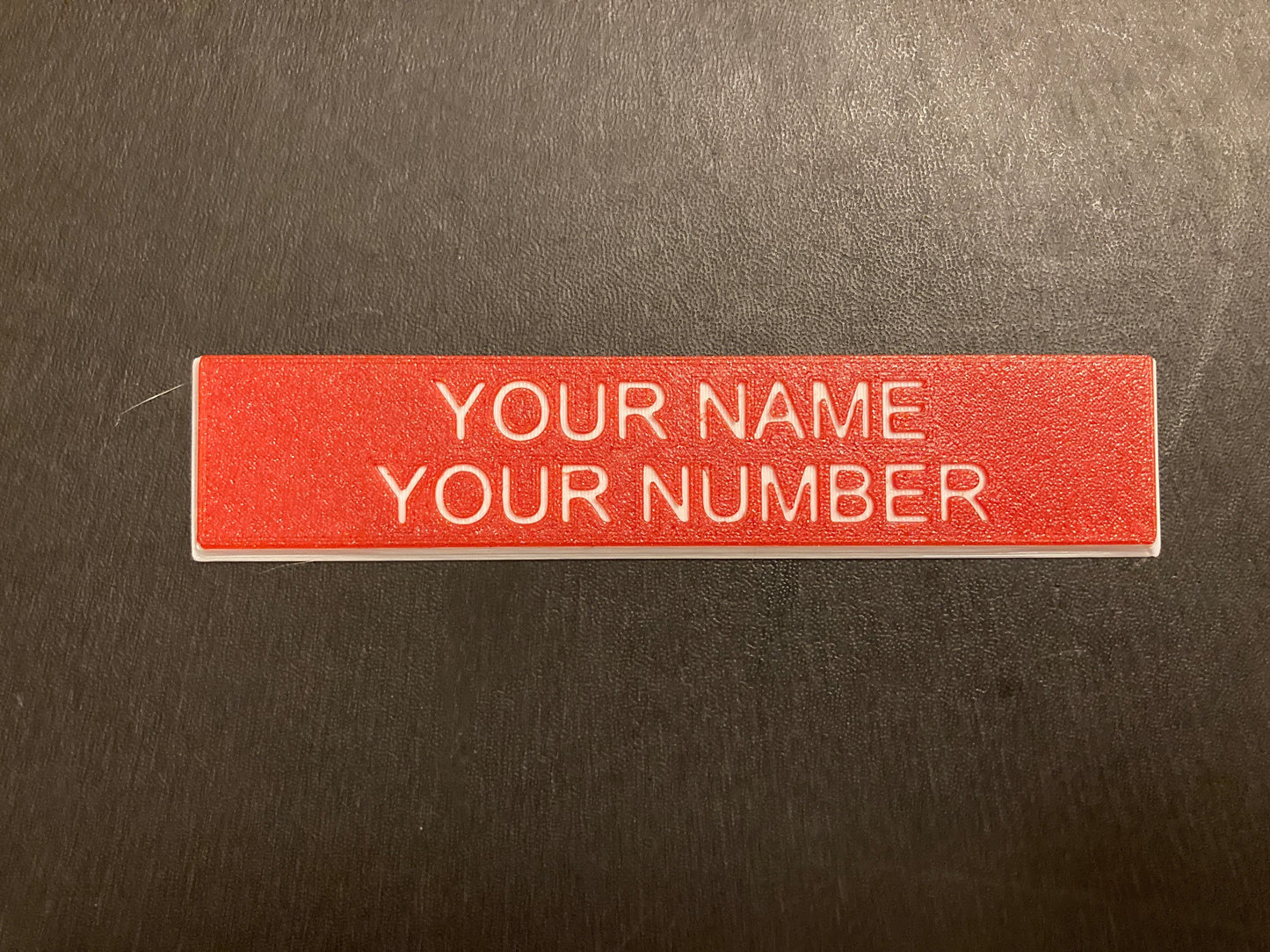 Customized name plate for Pelican 1510!