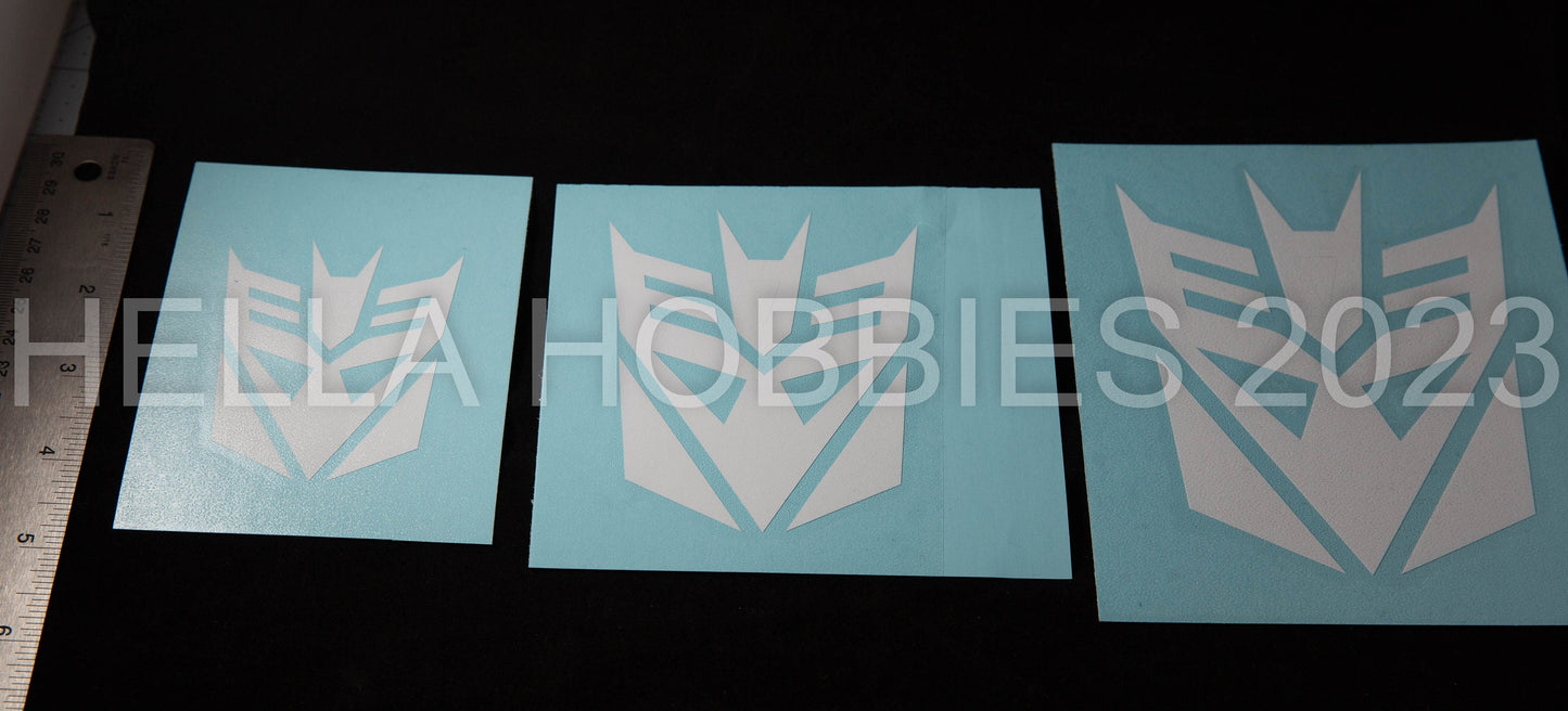 Transformers Decepticons Vinyl Decals
